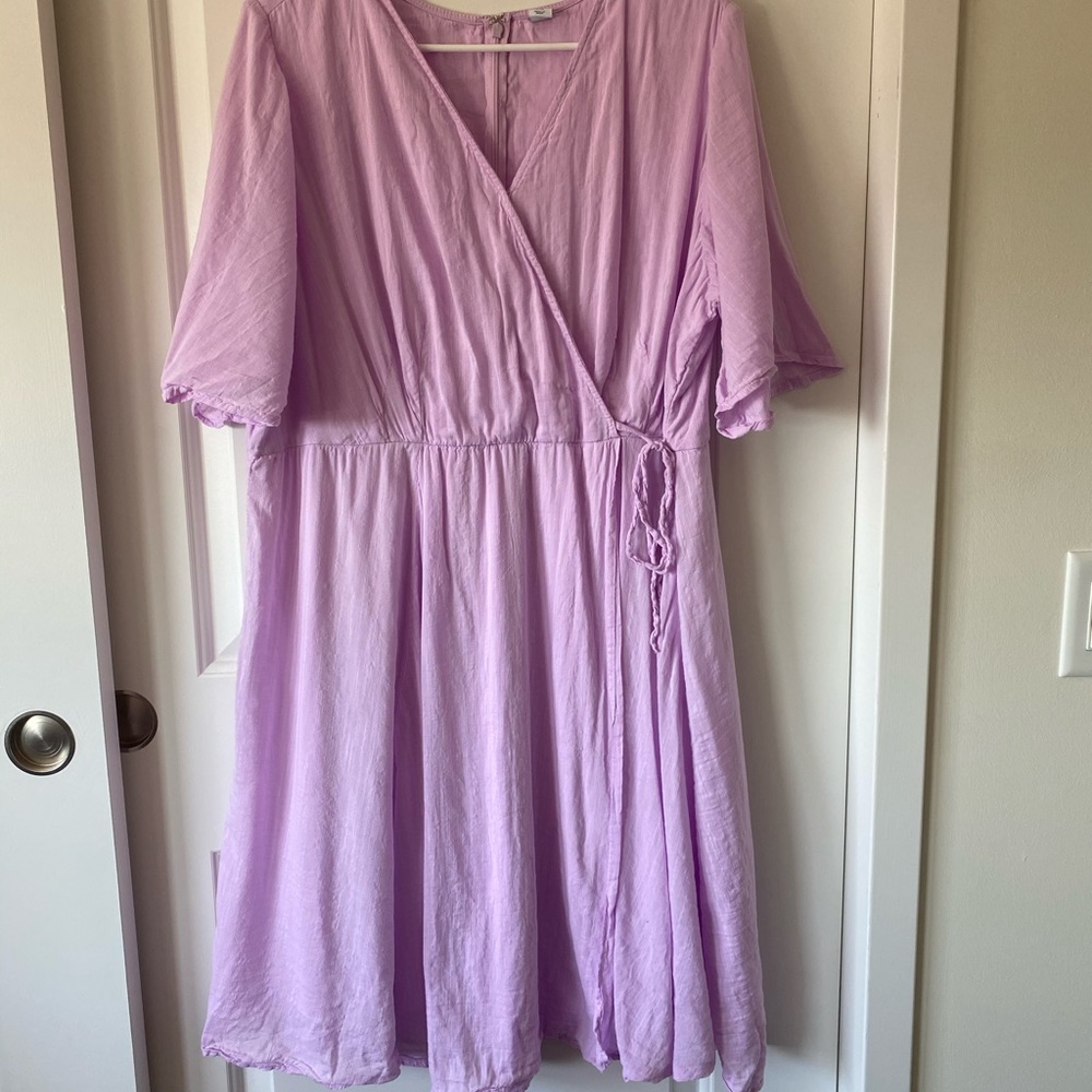 Old Navy Flowy Plus Wrap Dress